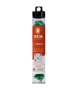 GEM DnD Dice Set - Opaco - Verde
