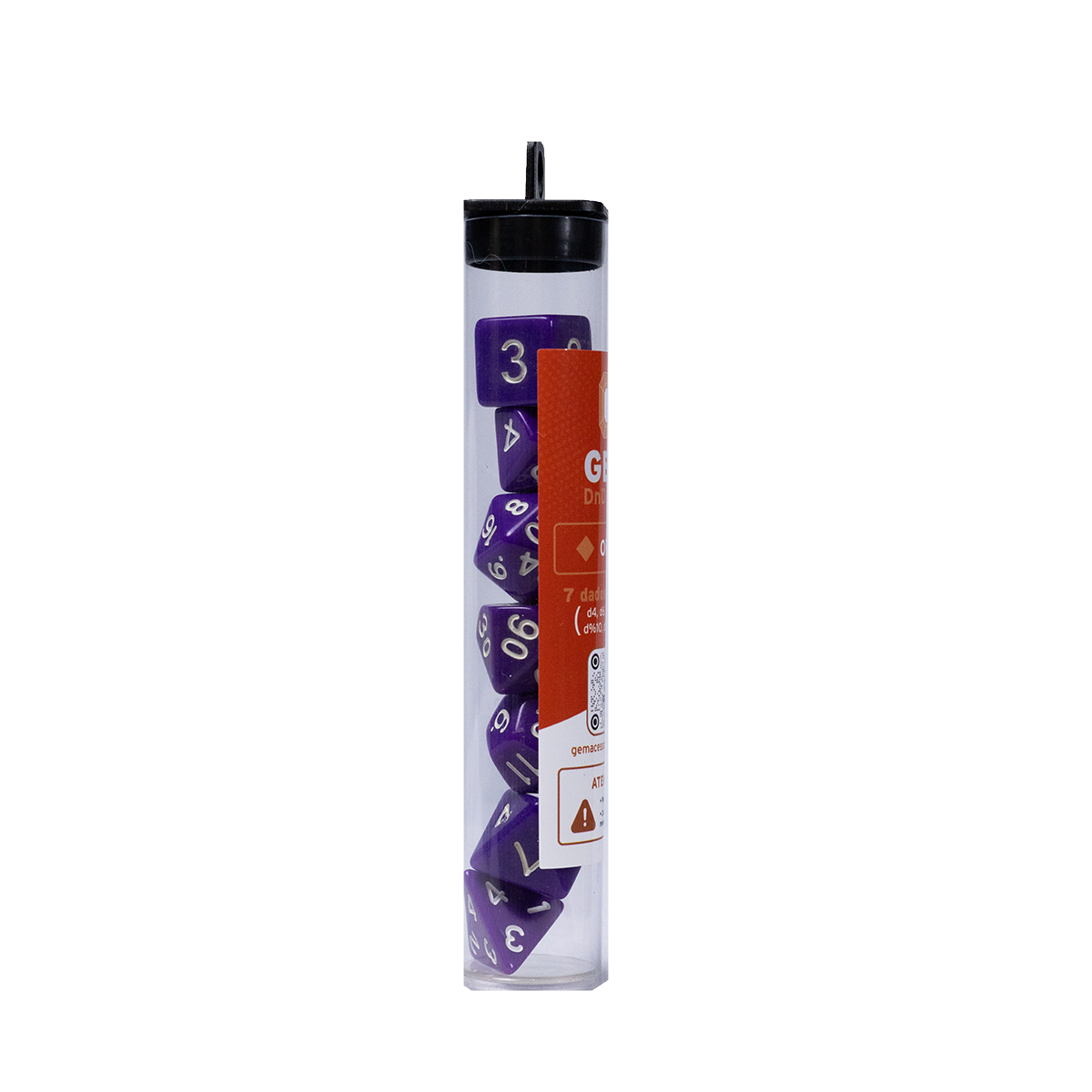 GEM DnD Dice Set - Opaco - Roxo
