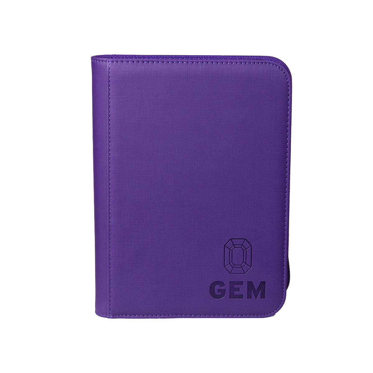 GEM Fichário Couro 2x2 - Roxo