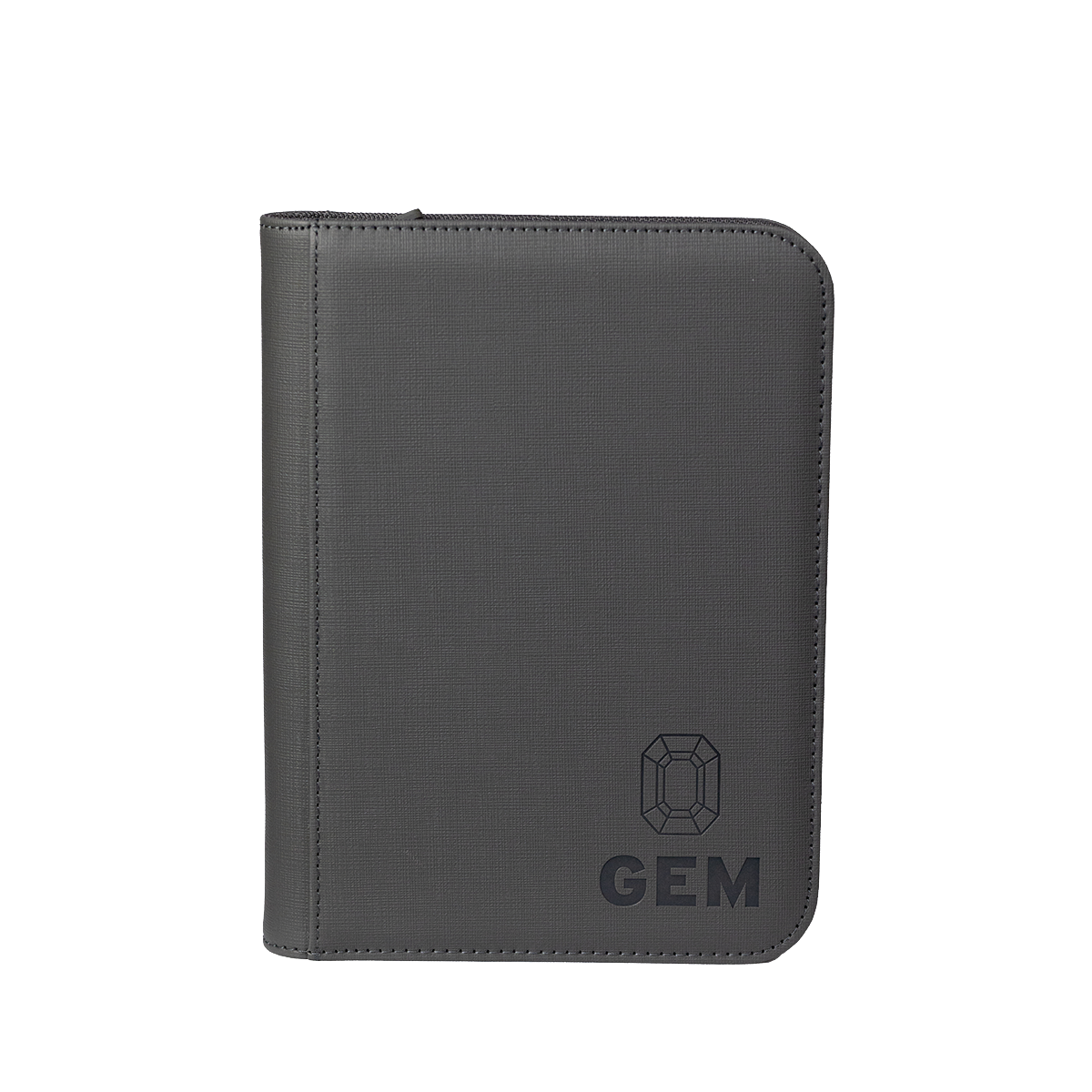 GEM Fichário Couro 2x2 - Cinza