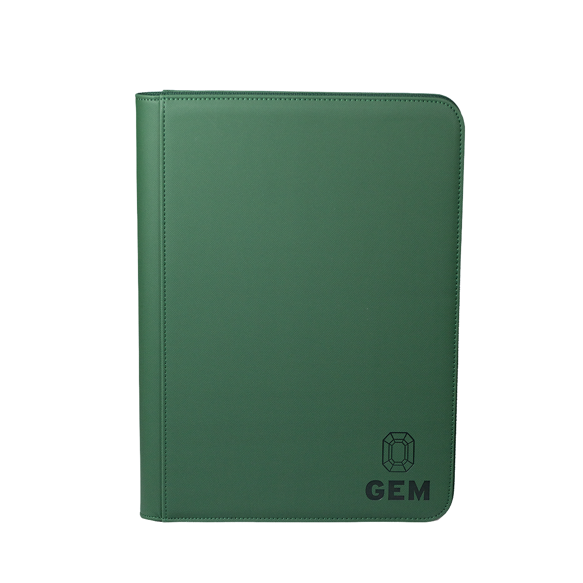 GEM Fichário Couro 3x3 - Verde
