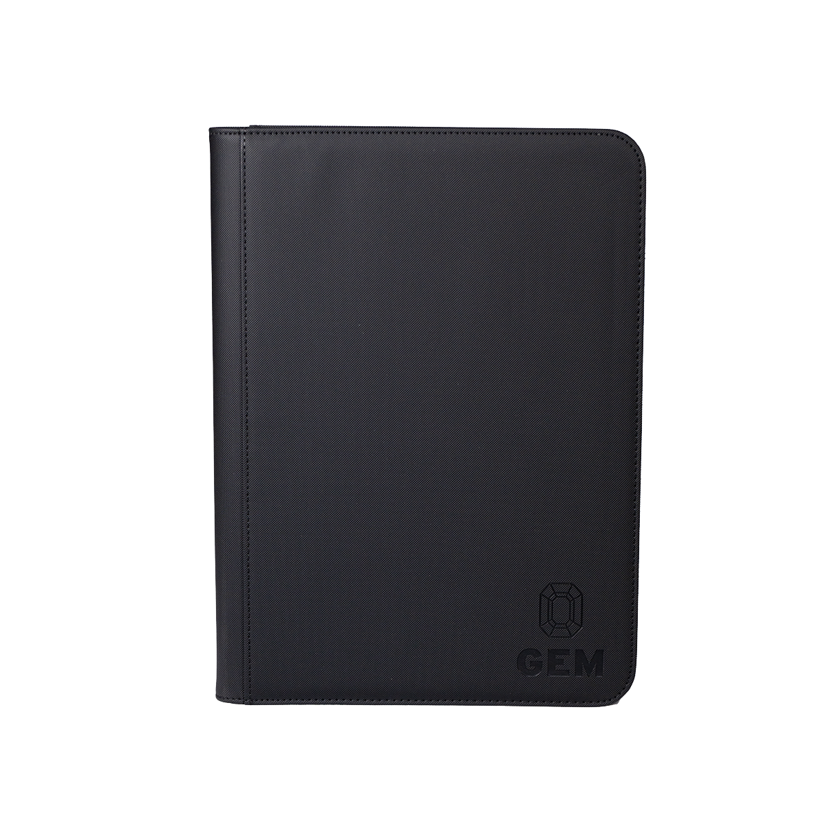 GEM Fichário Couro 3x3 - Preto