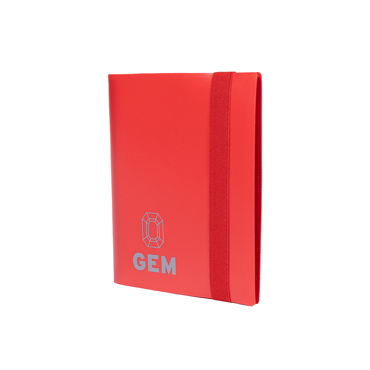 GEM Fichário Plástico 2x2 - Vermelho // Vermelho