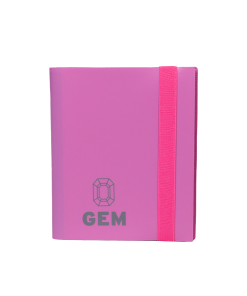 GEM Fichário Plástico 2x2 - Rosa // Rosa