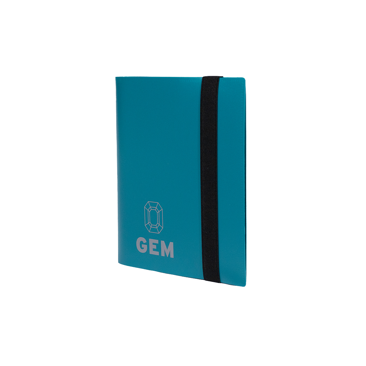 GEM Fichário Plástico 2x2 - Azul Claro // Preto