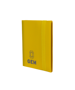GEM Fichário Plástico 2x2 - Amarelo // Amarelo