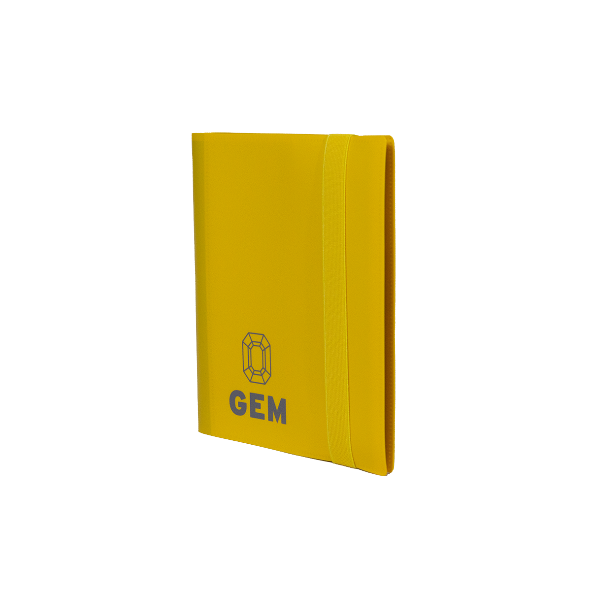 GEM Fichário Plástico 2x2 - Amarelo // Amarelo