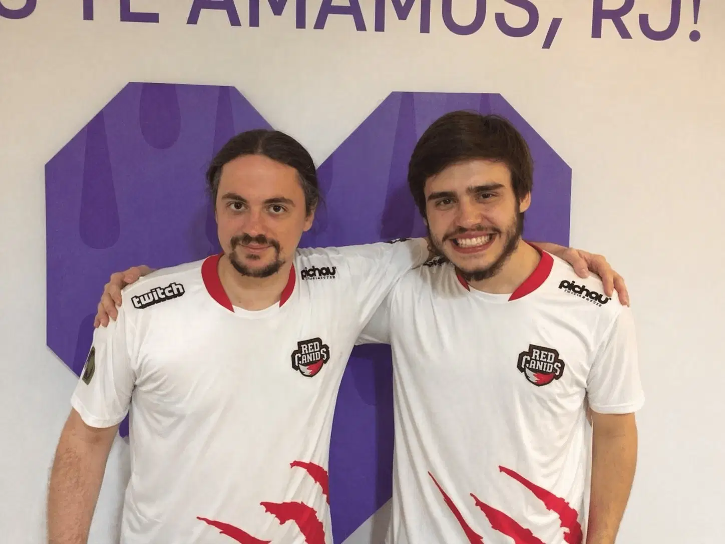 Rodrigo Perna e Leo Leomane na Red Canids